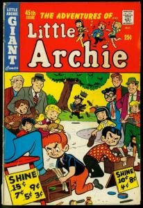 Adventures of Little Archie #45 1967- Giant size issue- Betty & Veronica VG