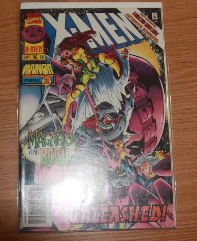 X-Men comic # 56 (Sep 1996, Marvel) onslaught phase 2 heroes reborn preview