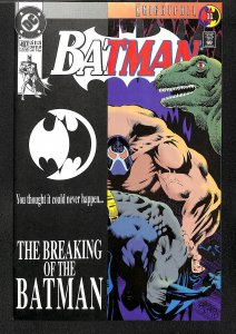 Batman #497 NM+ 9.6 Bane Breaks Batman's back!