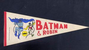 Batman & Robin Pennant / Banner 1966 DC comics