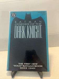 Batman Legends of the Dark Knight #1 1989 Blue Cover