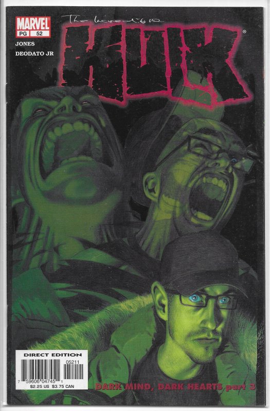 Incredible Hulk (vol. 2, 1999) # 52 VF/NM (Dark Mind, Dark Hearts 3) Deodato