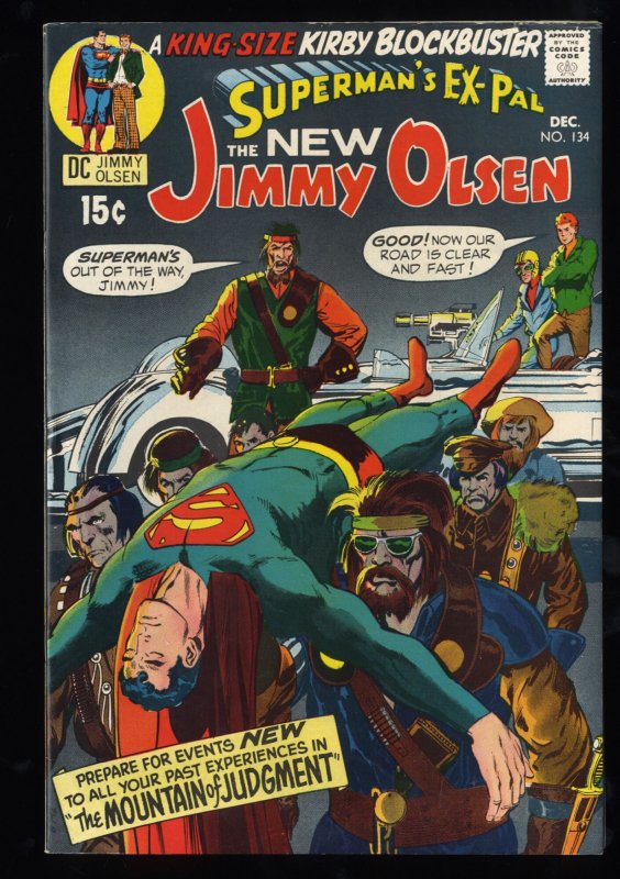 Superman's Pal, Jimmy Olsen #134 FN/VF 7.0 Massachusetts 1st Darkseid!