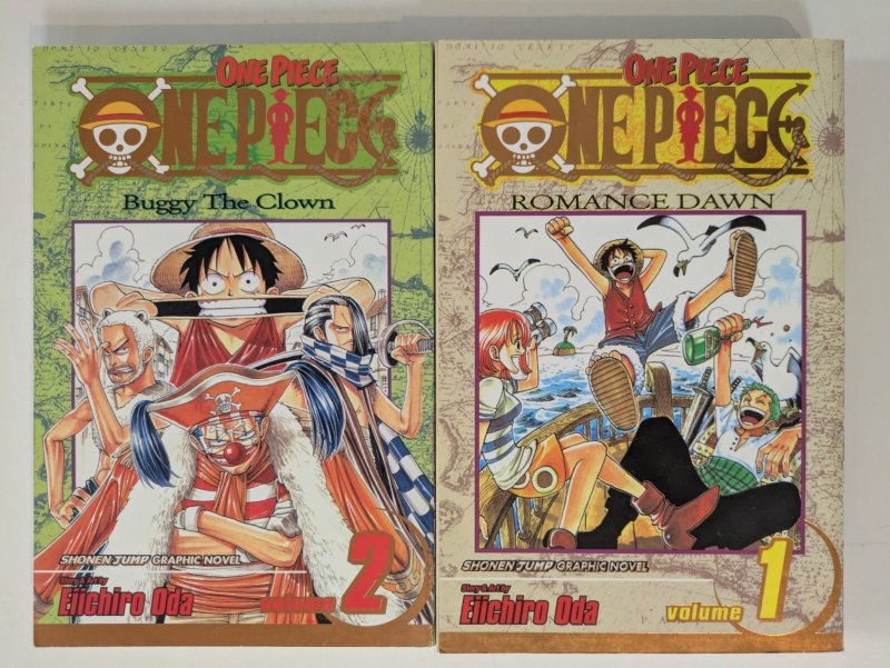 One Piece Gold Foils 1 (9th Edition) & 2 (2nd Edition)