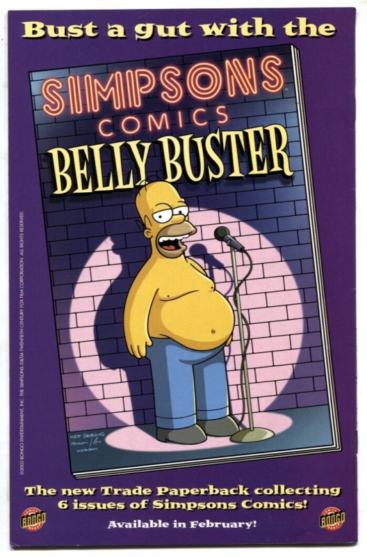 Simpsons #89  2003 - Bongo  -FN/VF - Comic Book