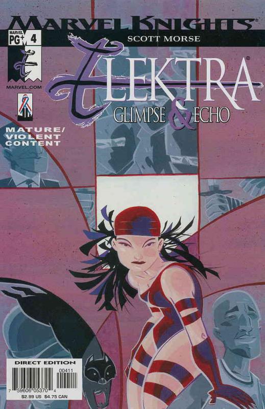 Elektra: Glimpse And Echo #4 VF ; Marvel | Scott Morse Last Issue