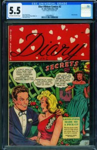 Blue Ribbon Comics #2 CGC 5.5-Diary Secrets-MATT BAKER-Romance 0360448022