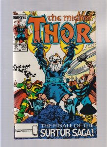Mighty Thor #353 - Loki on the Cover (7.0) 1985