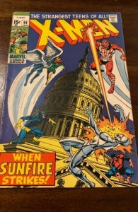 The X-Men #64  (1968) 1st Sunfire app