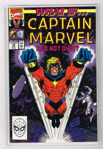 What if...? #14  Captain Marvel  (1990) Had Not Died  Marvel Comic
