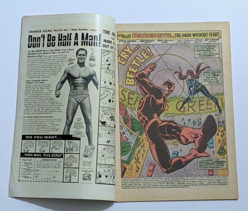 Daredevil 108 Mar 1974 Marvel VG 4.5 Black Widow appearance John Romita cvr