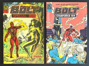 Bolt Special #1 and Bolt and Starforce Six #1 (1984) Lot - AC Comics