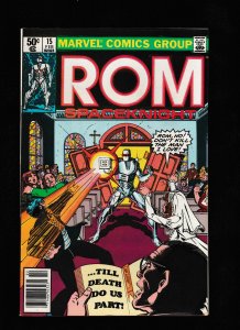 Rom #15 Newsstand Edition (1981)