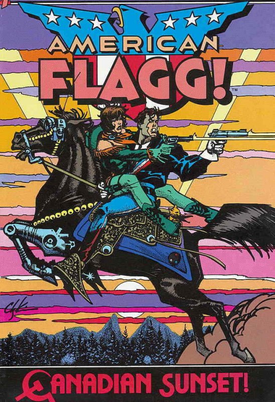 American Flagg #15 VF; First | save on shipping - details inside