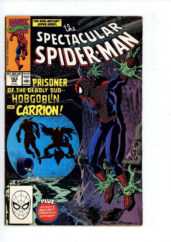 The Spectacular Spider-Man #163 (1990) Spider-Man Marvel Comics