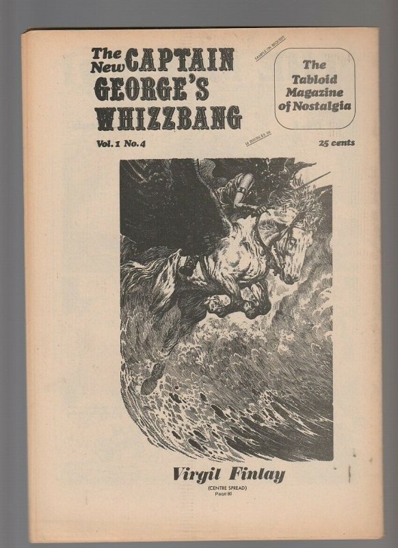 1970s Captain George's COMIC WORLD Fanzine #25/26 FN+ 6.5 Silver Starr