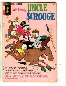 10 Uncle Scrooge Gold Key Comic Books # 69 112 55 71 75 98 84 63 64 Money JL30