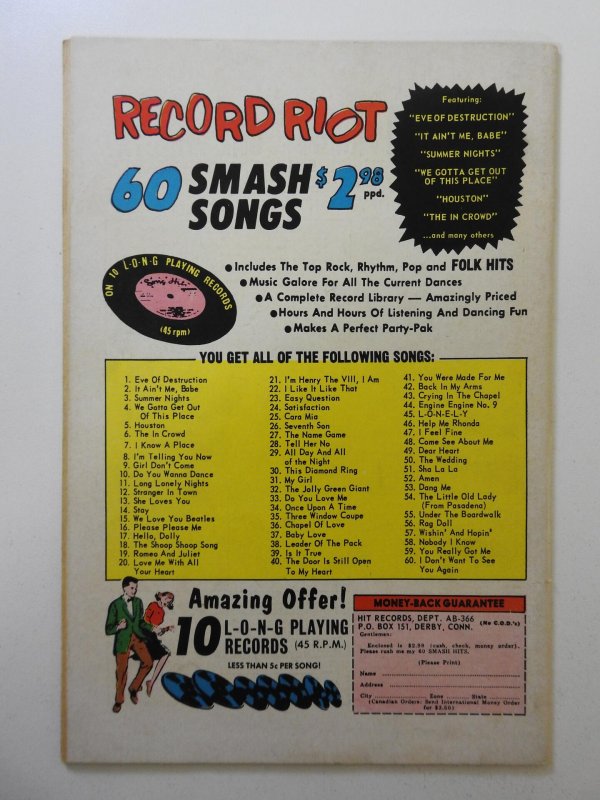 Unknown Worlds #46 (1966) GD Condition 2 centerfold wraps detached