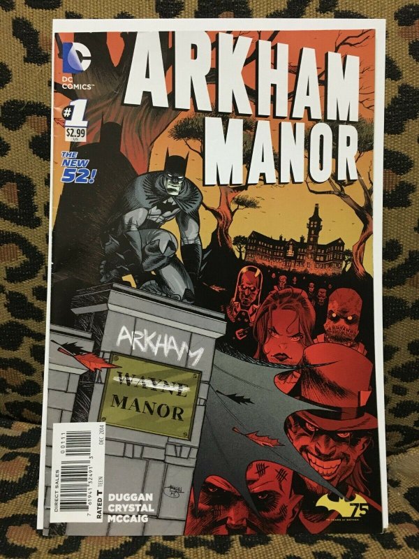 ARKHAM MANOR: THE NEW 52 - DC - COMPLETE SET - #1-6 - 2014-15 VF+