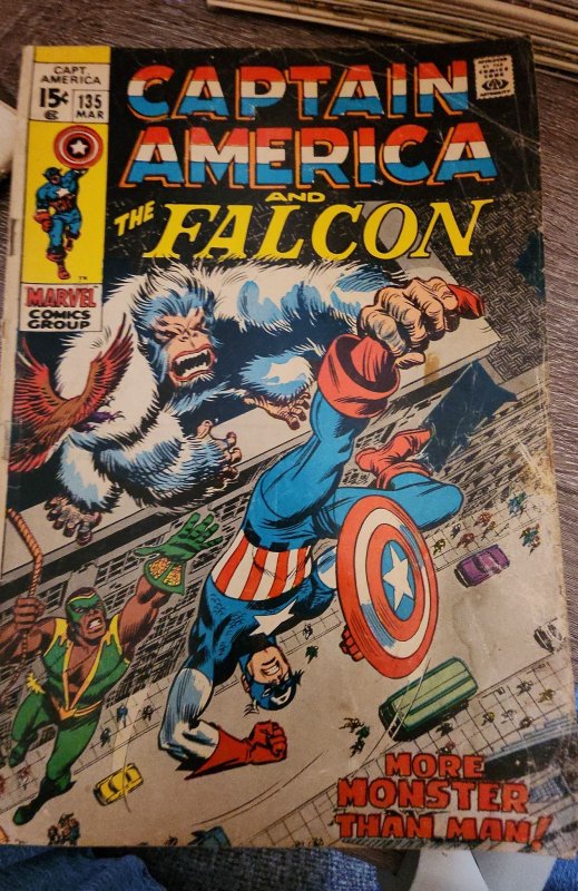 Captain America #135 (1971) Captain America and the Falcon 