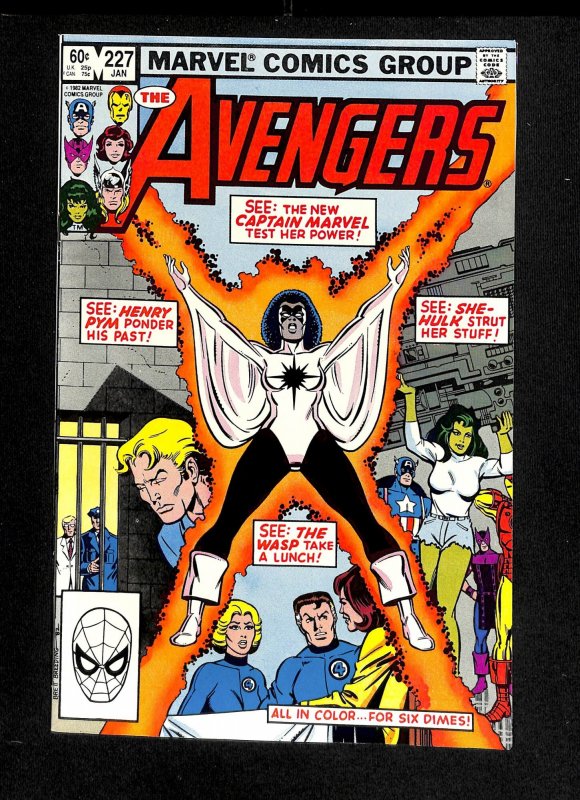 Avengers #227 Monica Rambeau joins!