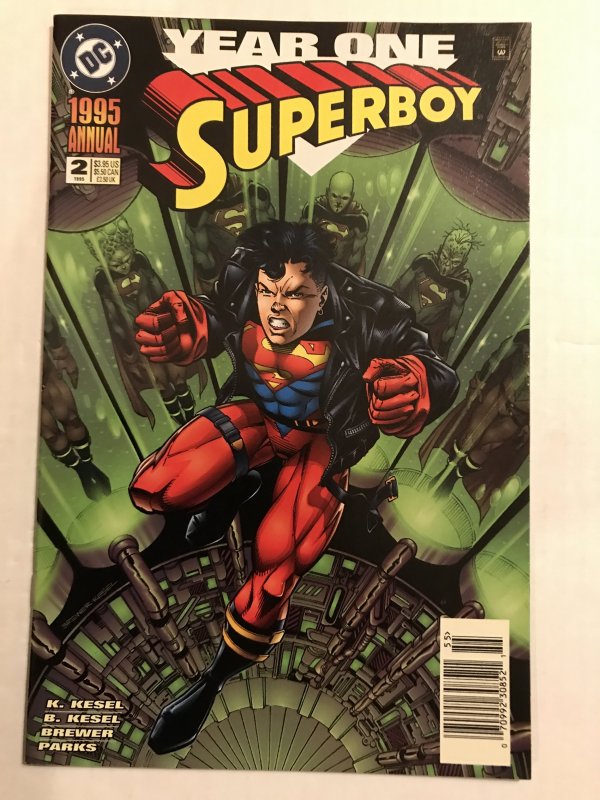 Superboy Annual #2 : DC 1995 VF/NM; Newsstand Variant, Year One