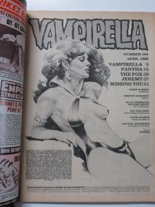 Vampirella #104 (Warren April 1982) The Wax House! Pantha! the Fox! Pirates