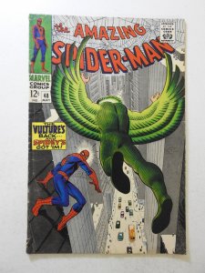 The Amazing Spider-Man #48 (1967) VG Condition moisture stains