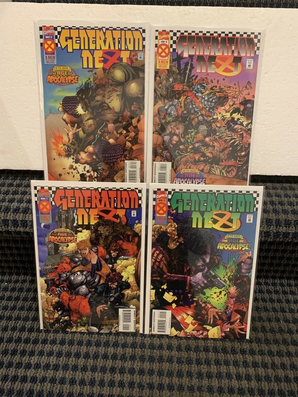 1995 GENERATION NEXT (Age of Apocalypse) Mini Series, Modern, Marvel #1-4 (X18b)