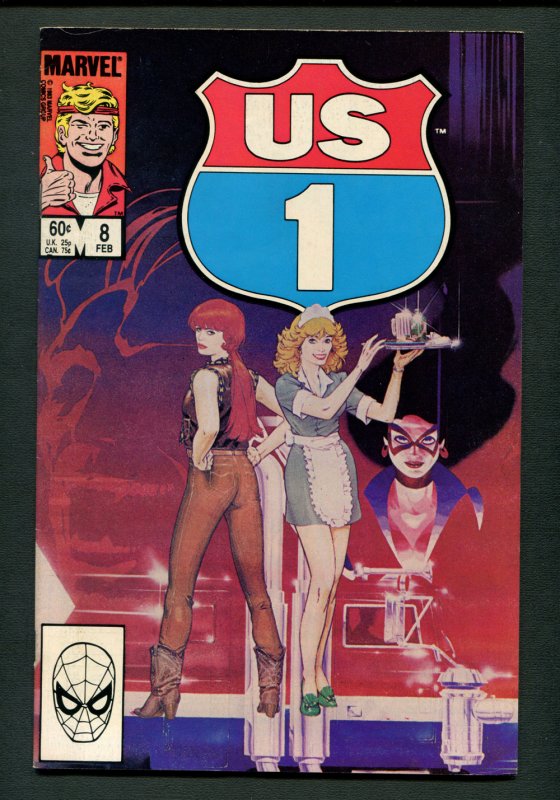 US1  #6 #7 #8 #9 #10 (SET)  VFN- / Michael Golden Painted Covers / 1983