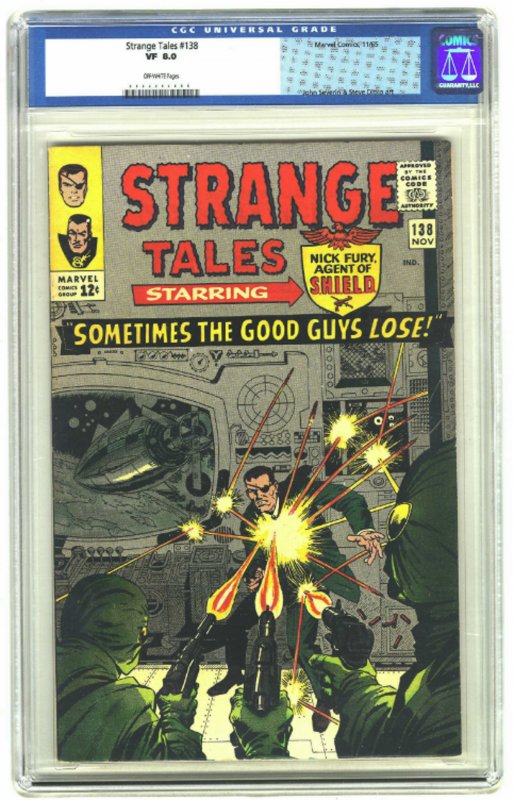 Strange Tales #138 (1965) CGC Graded 8.0 - Classic Nick Fury