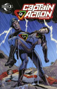 Captain Action Comics #4A VG ; Moonstone | low grade comic Modern Cover