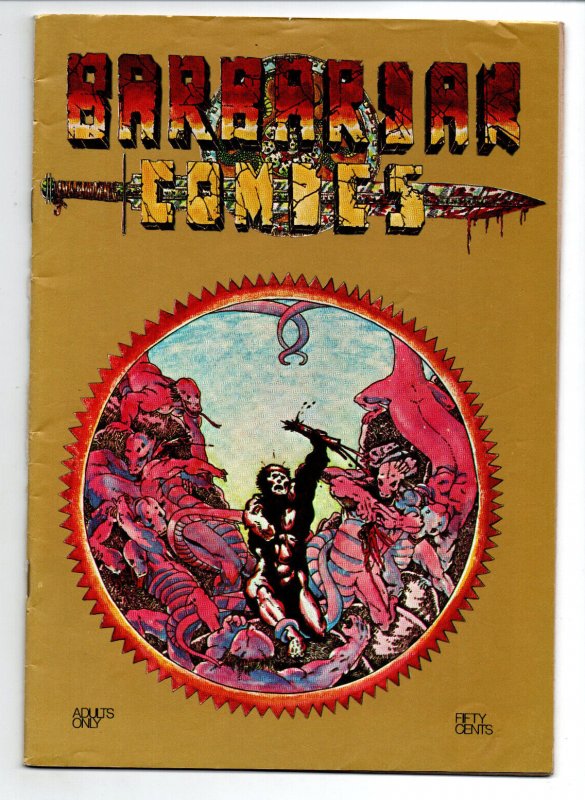 Barbarian Comics #2 - Corben Pin ups - Fantasy - Underground - 1973 - VG