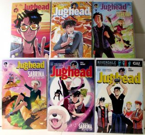 Jughead Lot 6 #7, 8, 9 B, 10 C, 11, 12 2016 Archie Comic 3rd Series Comics
