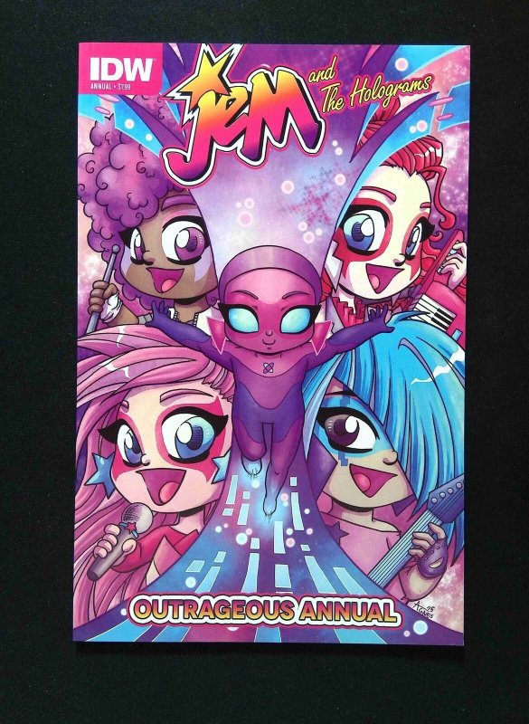 Jem and the Holograms Outrageous Annual #1  IDW Comics 2015 NM+