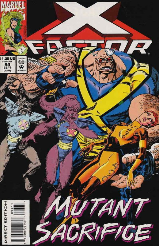 X-Factor #94 (with card) FN; Marvel | we combine shipping 