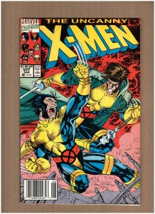 X-Men #277 Newsstand Marvel Comics 1991 Jim Lee Wolverine vs Gambit VG 4.0