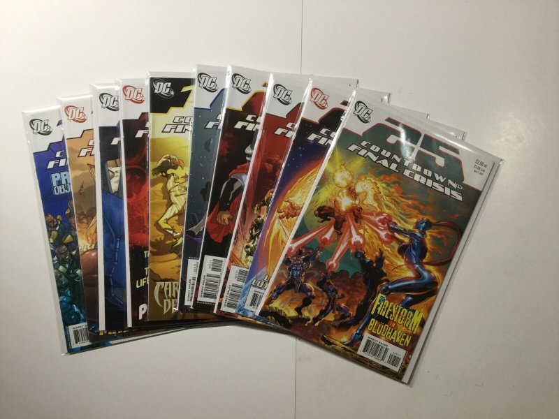 Countdown 49-46 43-41 39-31 29-24 22-16 14-1 Lot Run Very Fine 8.0 Dc Comics