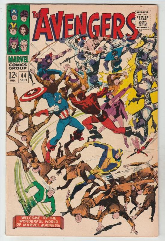 Avengers, The #44 (Sep-67) FN/VF+ High-Grade Avengers