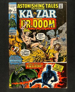 Astonishing Tales #7 Ka-Zar Doctor Doom!