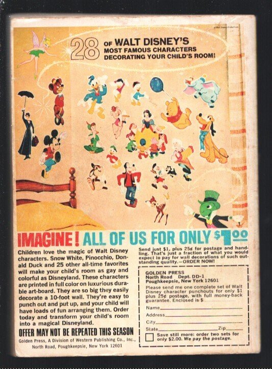 Walt Disney Comics Digest #9  1969 - Gold Key  -G+ - Comic Book