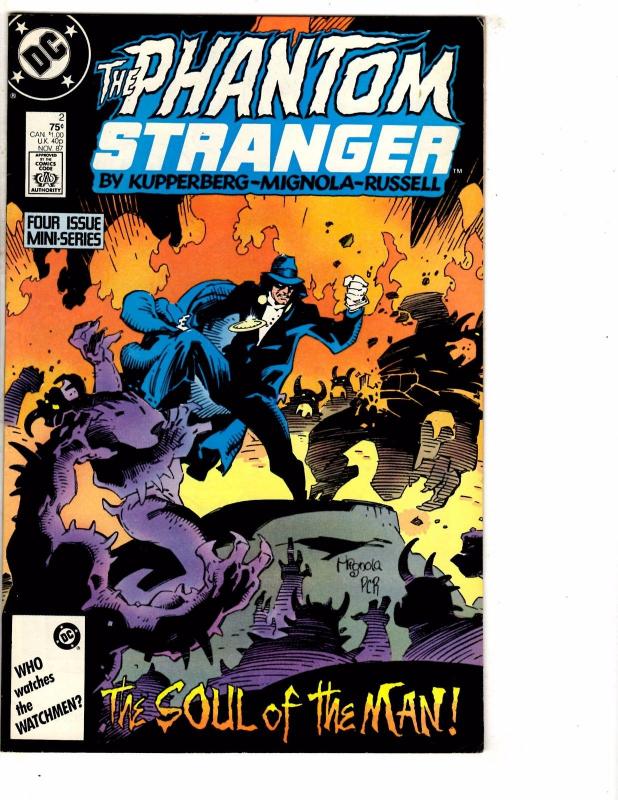 Lot Of 4 Phantom Stranger DC Comic Books # 2 3 4 42 Blackest Night J210