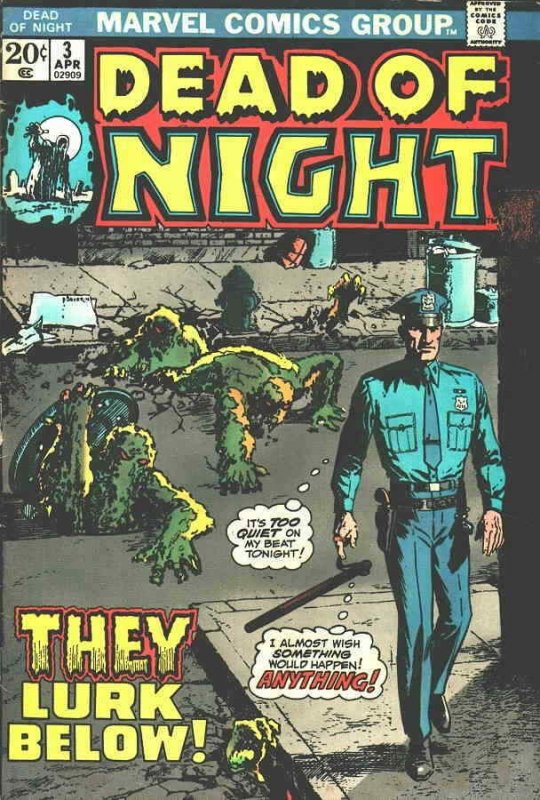 Dead of Night #3 VG; Marvel | low grade comic - save on shipping - details insid