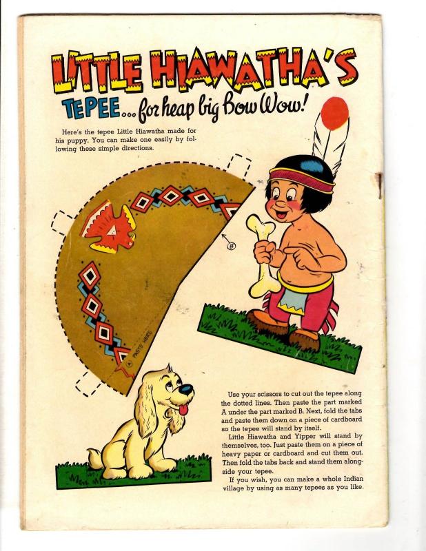 Four Color # 439 FN Dell Comic Book Little Hiawatha Walt Disney JL14