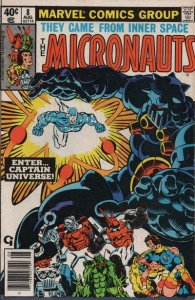 Micronauts (Vol. 1) #8 (Newsstand) VF ; Marvel | 1st appearance of Captain Unive