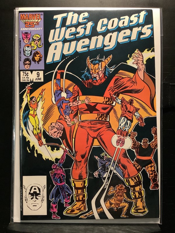 West Coast Avengers #9 Direct Edition (1986)