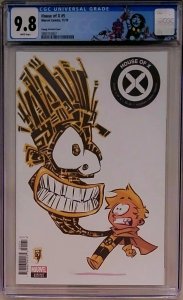 HOUSE of X #5 CGC 9.8 (Marvel 2019) WARLOCK cover! Skottie Young cover art