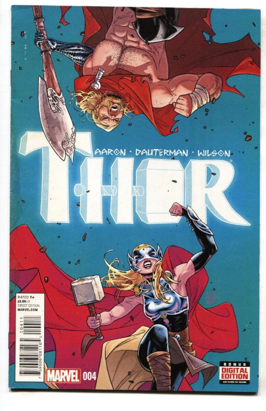 THOR #4 2014- Thor Vs. Jane Foster-Marvel comic book