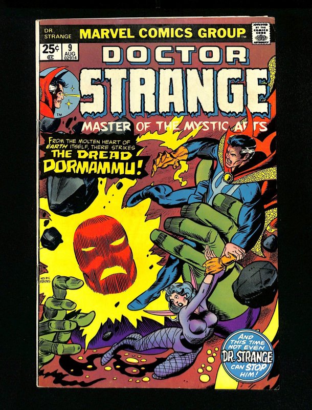 Doctor Strange #9 Consummation! Gil Kane Cover Art! Dan Adkins!