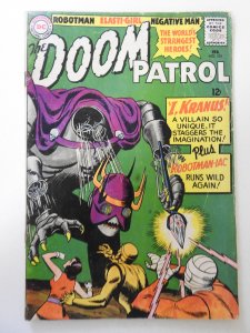 Doom Patrol #101 (1966) GD Condition moisture damage, rust on staples